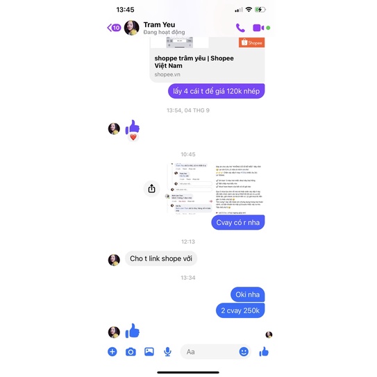combo trâm yêu