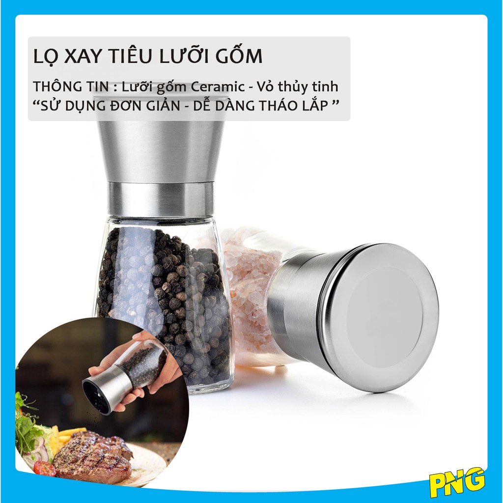 Cối xay tiêu hạt khô, cối xay tiêu lưỡi nghiền ceramic