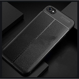 Ốp dẻo vân da Xiaomi Mi8  Autofocus(đen)