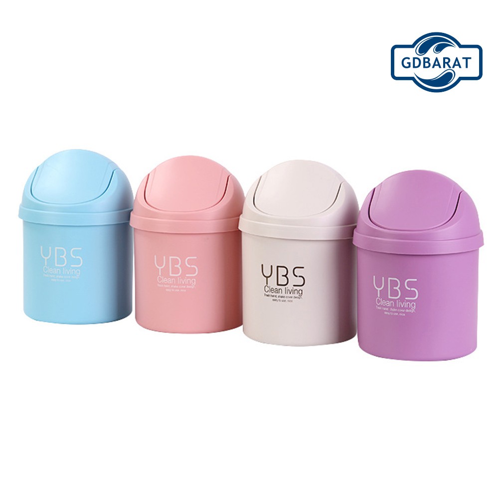 Thùng rác có nắp để bàn mini sáng tạo dành cho phòng khách nhà bếp