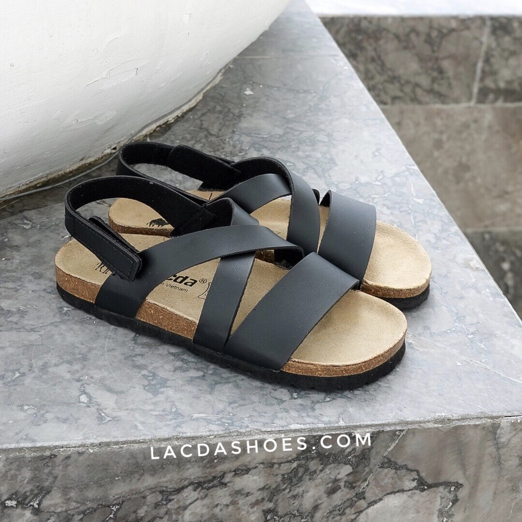 Sandal Đế Trấu SB14 Đen