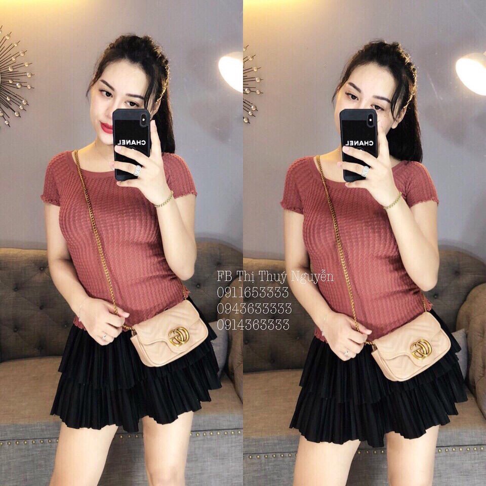 Áo len cộc tay xuất khẩu giá sỉ
