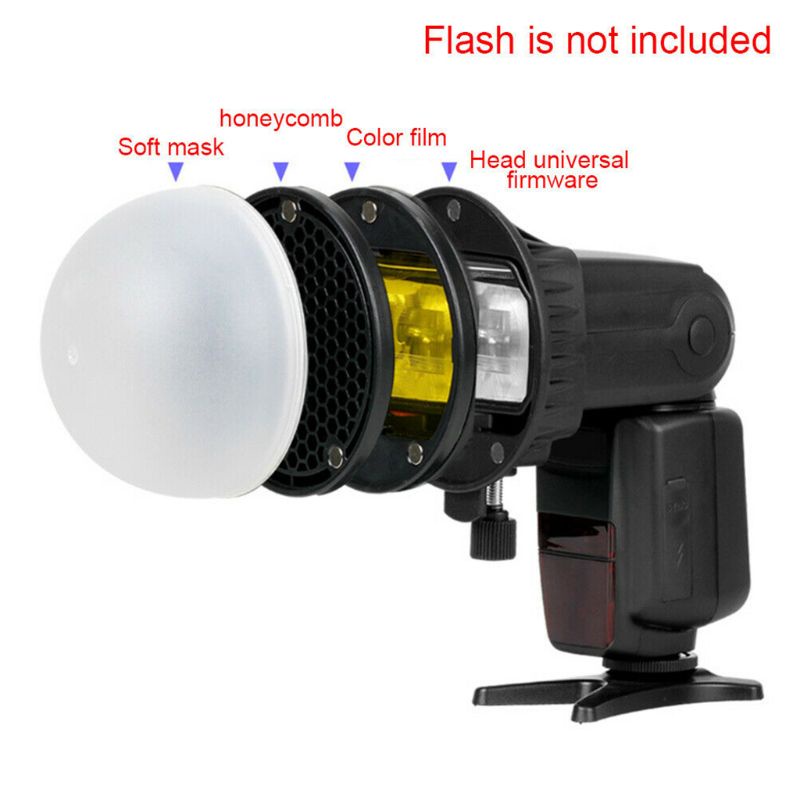 Lưới Tổ Ong Tản Nhiệt Đèn Flash zzz Kèm Bộ Lọc Gel Chuyên Dụng Chất Lượng Cao