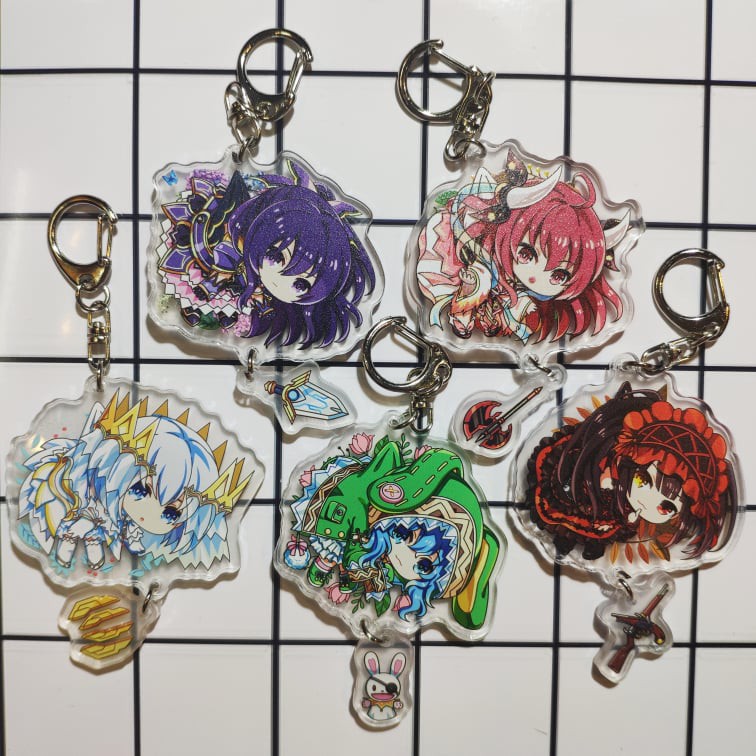 Móc khóa Date A Live ( loại 2)