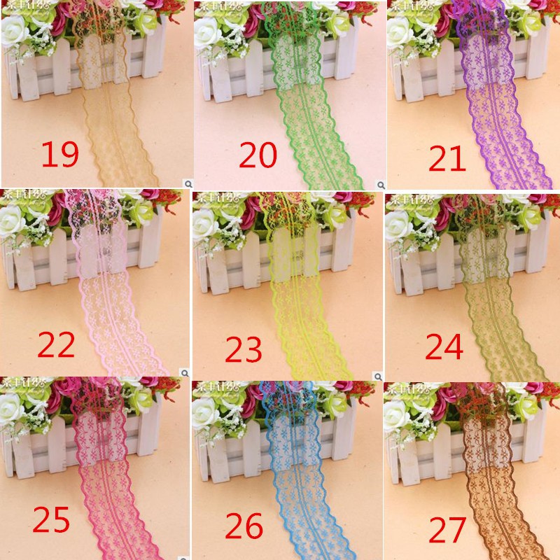 Dải dây ren hoa xinh 9m