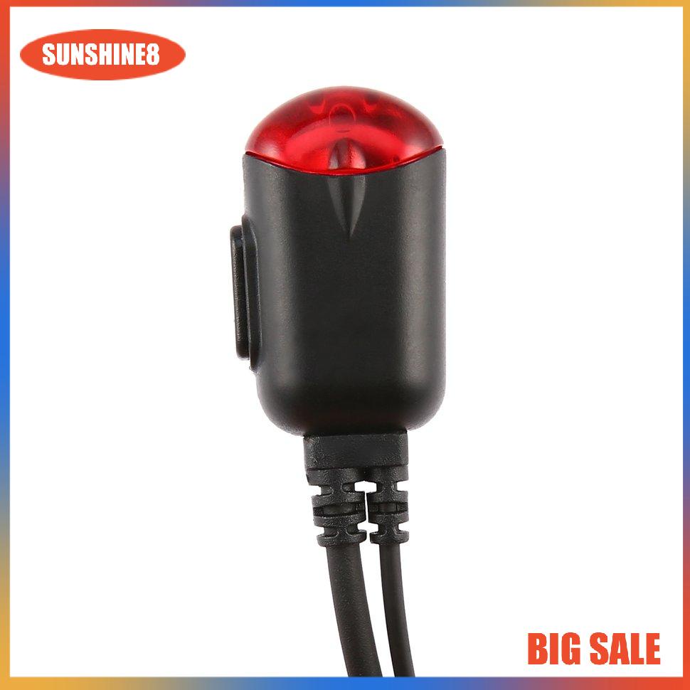 【SUN】2 PIN Mic PTT Covert Acoustic Tube In-ear Earpiece for Kenwood Baofeng