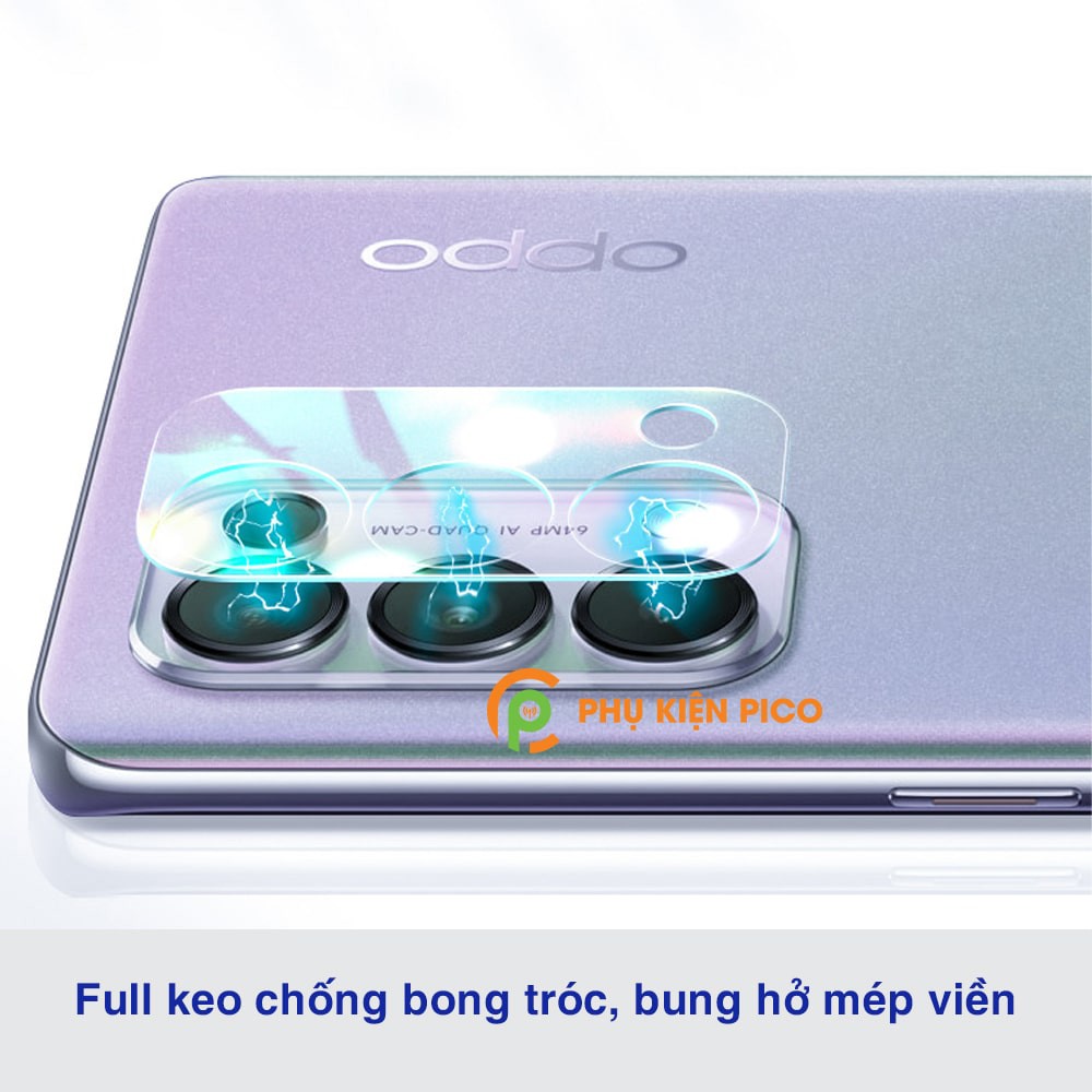 Cường lực camera Reno 5 độ cứng 9H trong suốt không ảnh hưởng đến chất lượng chụp ảnh - Dán camera Oppo Reno 5