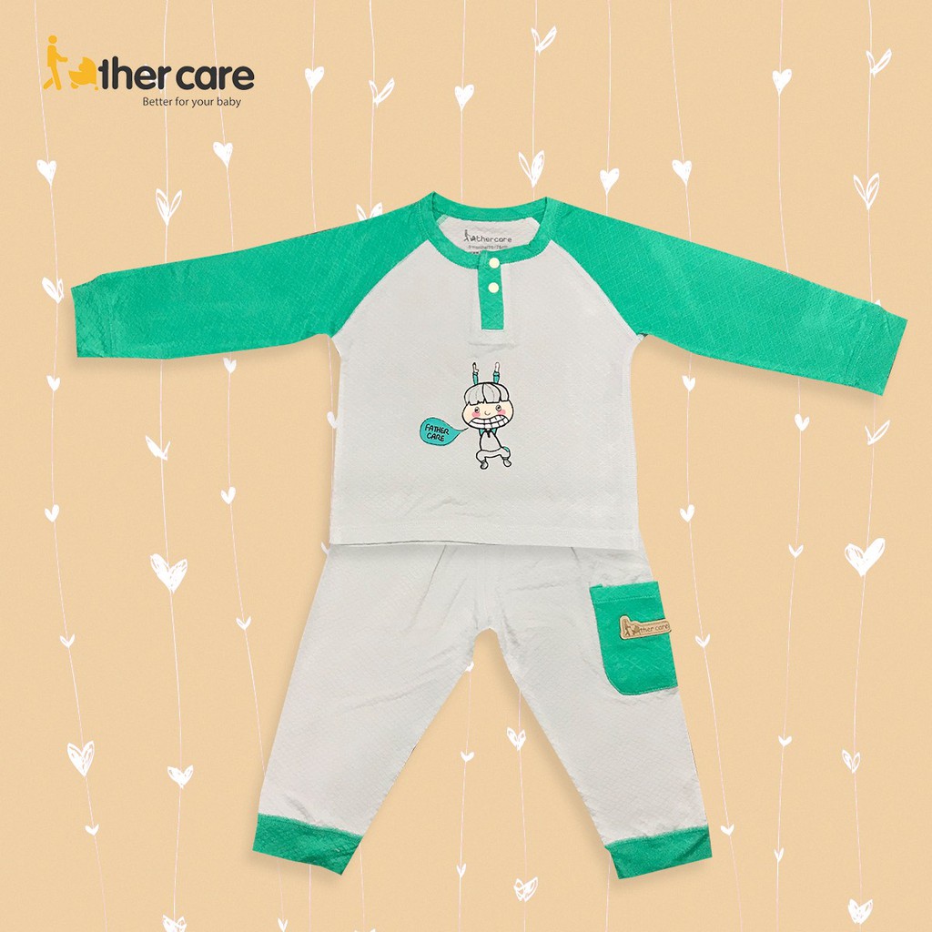 Bộ Quần Áo Trẻ em DT FatherCare Nẹp Trụ - Cậu Bé FatherCare FC798