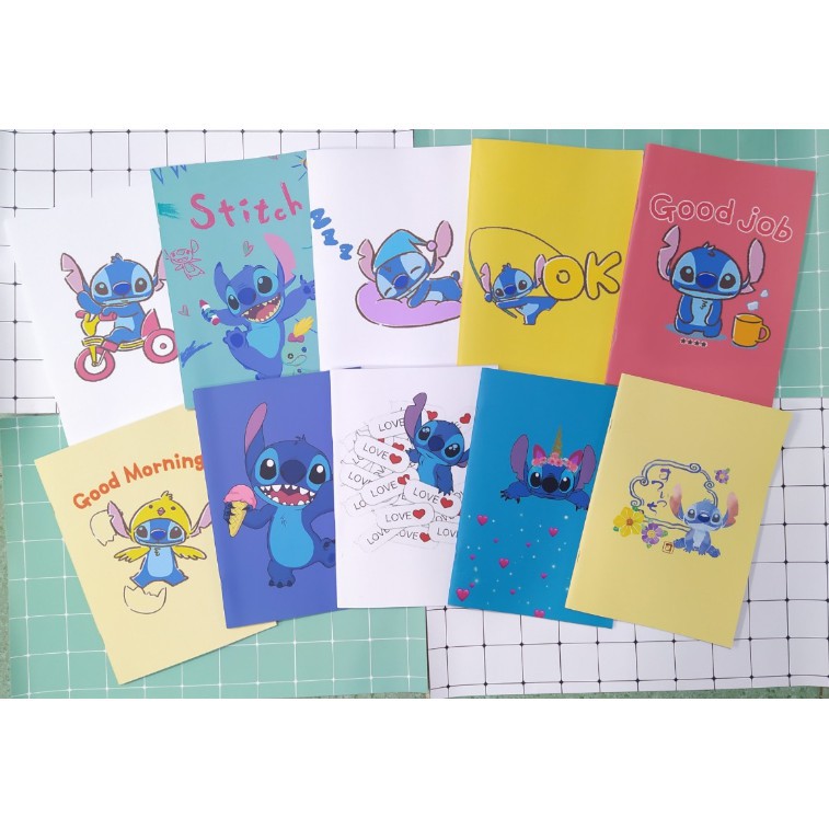 vở stitch ô ly S6I42 tập ôly thời trang dễ thương