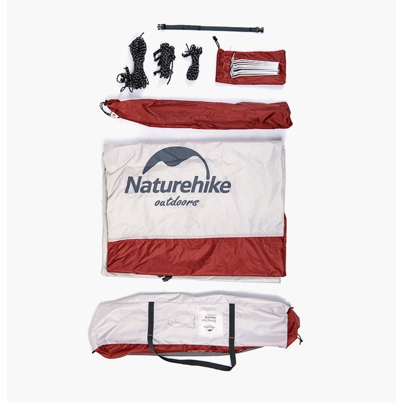 Lều cắm trại phụ kiện dã ngoại Naturehike tăng bạt mái che có cọc Campoutvn A119