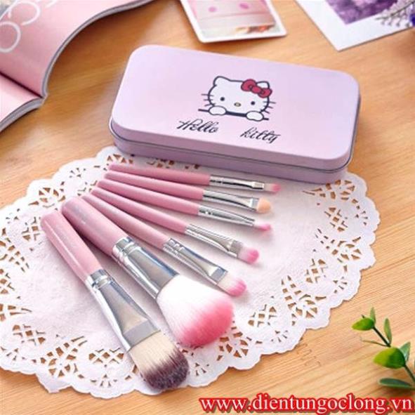 BỘ CỌ TRANG ĐIỂM KITTY 7 MÓN (LA1823)