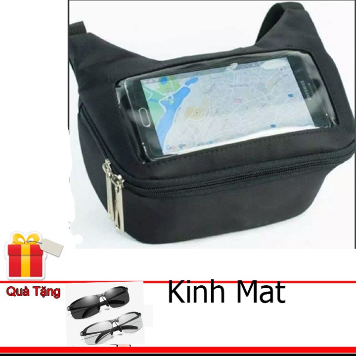 [QUÀ TẶNG KÍNH MÁT THAY ĐỔI THEO ÁNH SÁNG]TÚI TREO ĐIỆN THOẠI TRÊN XE MÁY SUNHA CHUYÊN DỤNG CHO GRAB, TIPHA3979