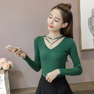 Áo len nữ tay dài thời trang phong cách