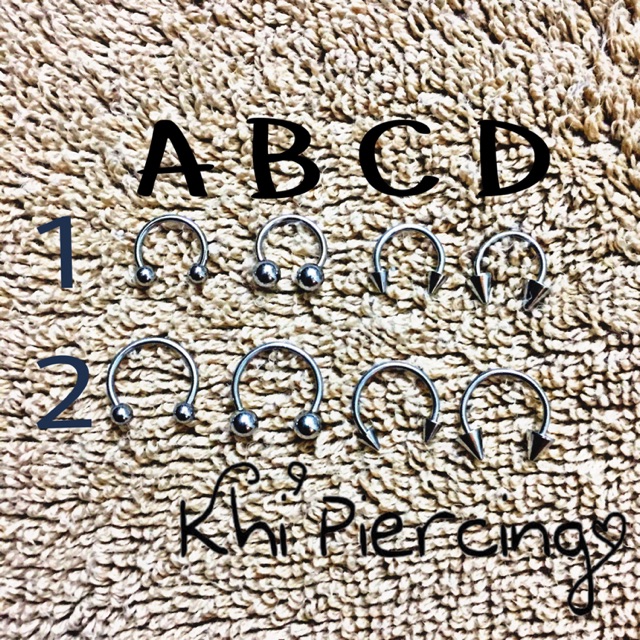 ( giá bán là 1 cái ) Khuyên Tai / Môi / Mũi đeo kẹp giả Hoặc đeo thật được nhiều vị trí | BigBuy360 - bigbuy360.vn