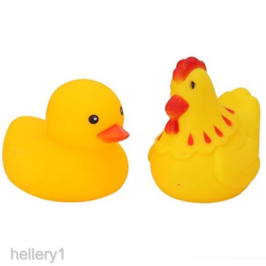 [Hellery1] Đồ Chơi Bóp Mềm Hình Động Vật Phát Ra Tiếng Kêu Cho Bé Chơi Khi Tắm (13 Món)