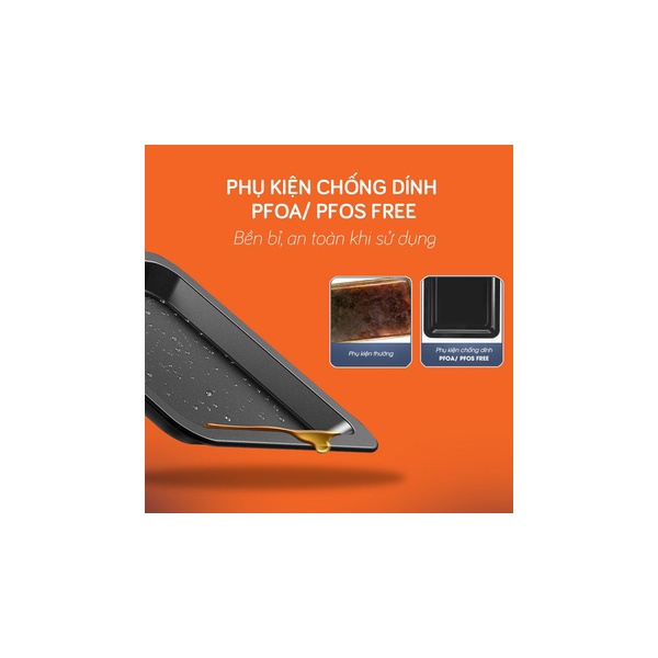 Nồi chiên không dầu kiêm hấp Unie Steam Color