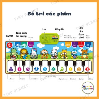 Thảm nhạc thảm đàn piano cho bé (2 kích cỡ)