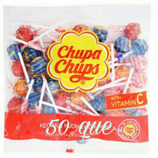 Kẹo mút Chupa Chups 50 que ( 10g*50 que)