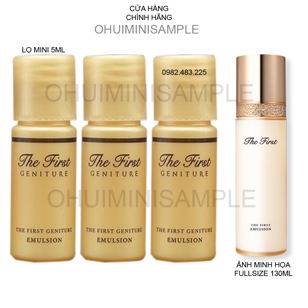 [Mini 5ml] 1 chai sữa dưỡng tái tạo da Ohui The First Emulsion 5ml