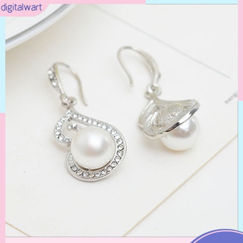 Set Vòng cổ Và Đôi Khuyên Tai Đính Ngọc Trai Nhân Tạo Xinh Xắn Thời Trang Dành Cho Nữ