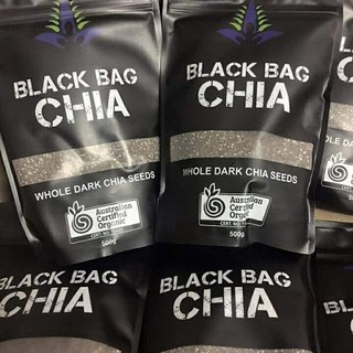 Hạt Chia ÚC BLACK BAG CHIA 500g.