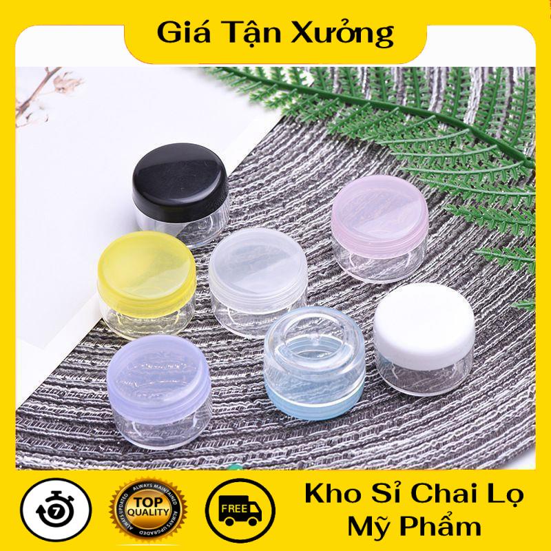 Hủ Đựng Kem ✿ TRÙM SỈ ✿ Hũ nhựa tròn 3g,5g đựng kem, chiết mỹ phẩm , phụ kiện du lịch