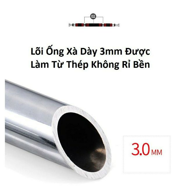 Xà đơn gắn cửa treo tường cao cấp