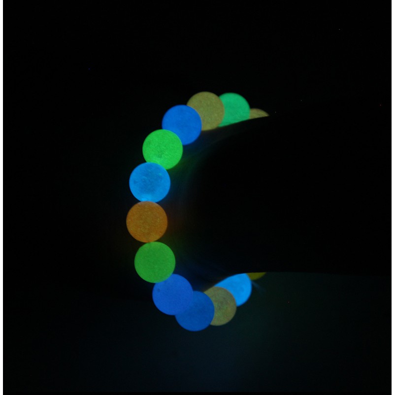 Hạt Nhựa Dạ Quang 6-12mm Dùng Làm Trang Sức Thủ Công