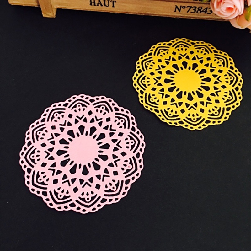 Khuôn Cắt Thẻ Trang Trí Album Hình Hoa DIY