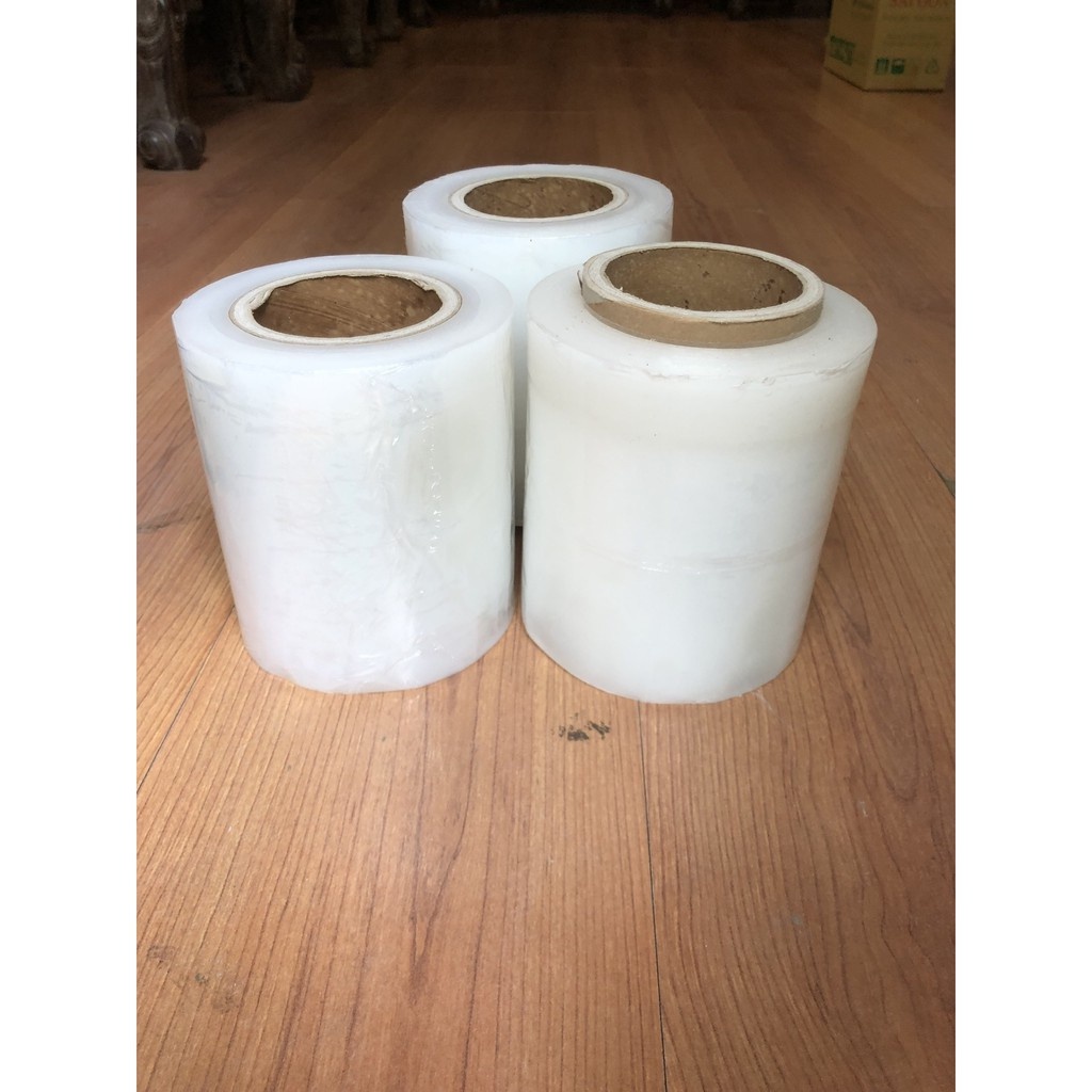 [SỈ/LẺ] Màng PE Trắng (Màng Chít) khổ 5Cm, Màng Co PE Trắng, Màng Nilong Trắng Màng Chít quấn hàng bọc hàng