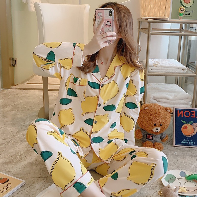Pijama- Bộ Ngủ Nữ cotton dài tay quần dài DDCP01