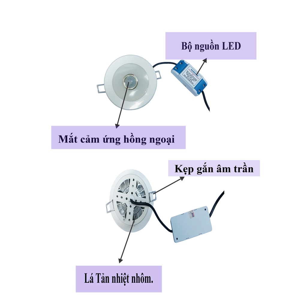 ĐÈN CẢM ỨNG DS7W/ DS7W-D