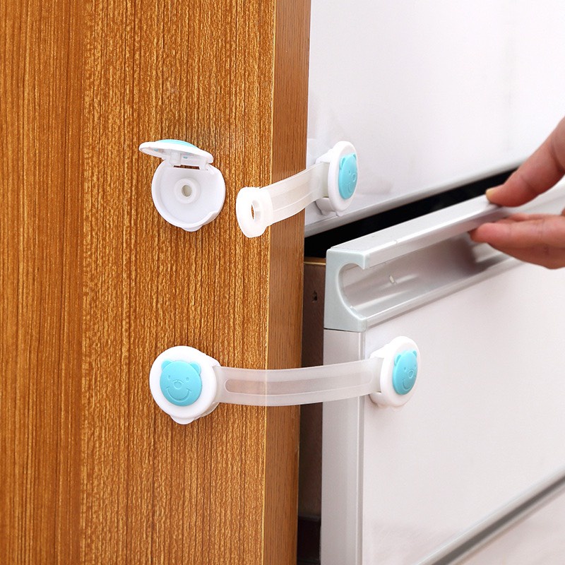 ❌GIÁ SỈ❌Dây Khóa Gài Tủ Lạnh, Khóa Ngăn Kéo, Khóa Tủ Đồ 88291