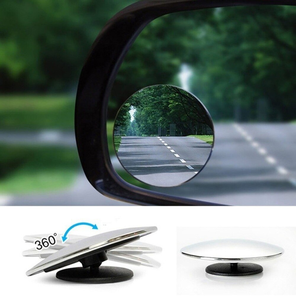 Set 2 Gương Chiếu Hậu Góc Rộng 360 Độ HD Soi Điểm Mù Cho Xe Hơi