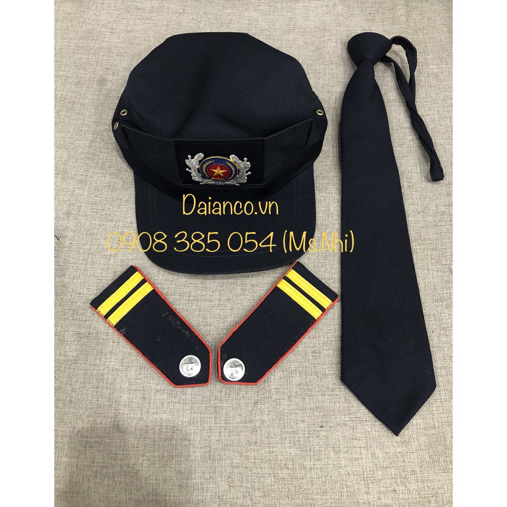 Combo phụ kiện đính kèm đồng phục bảo vệ (CV+NBV+CVAT)- Hình thật