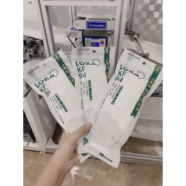 Khẩu Trang 4D KF94 LOKA 4 LỚP KHÁNG KHUẨN Công Nghệ Cao