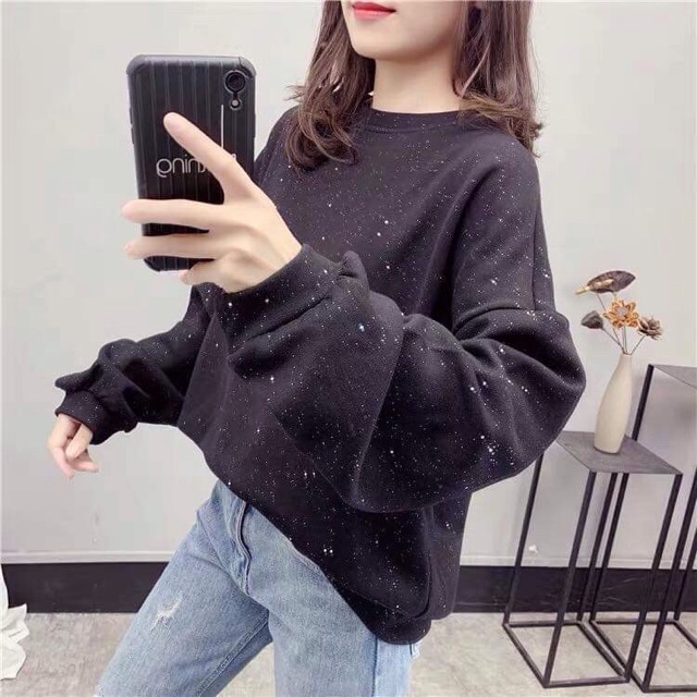 ÁO NỈ LÓT LÔNG NHŨ KIM TUYẾN SIÊU HÓT