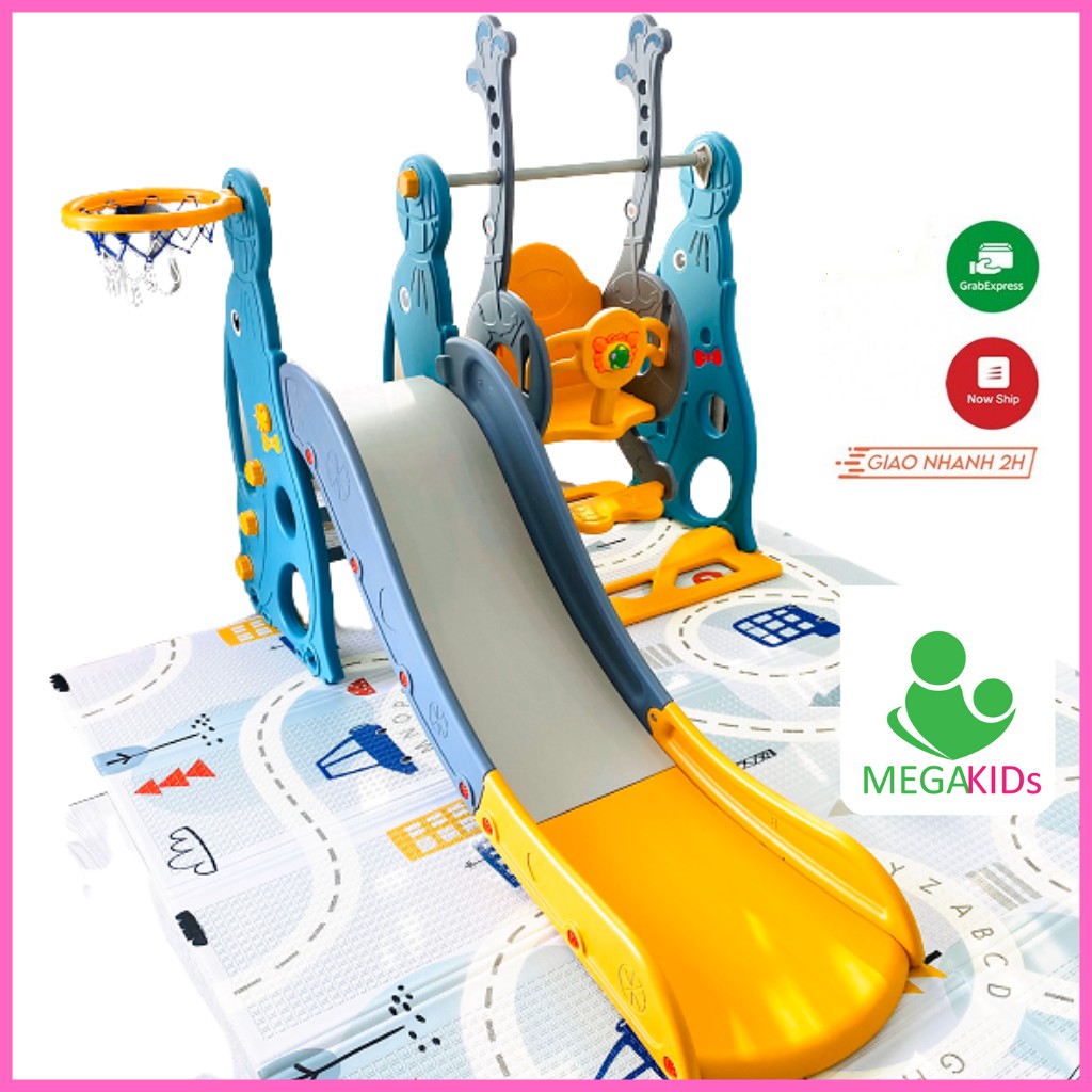 CẦU TRƯỢT CHO BÉ - CẦU TRƯỢT XÍCH ĐU HẢI CẨU - CAO CẤP BẢO HÀNG 12 THÁNG