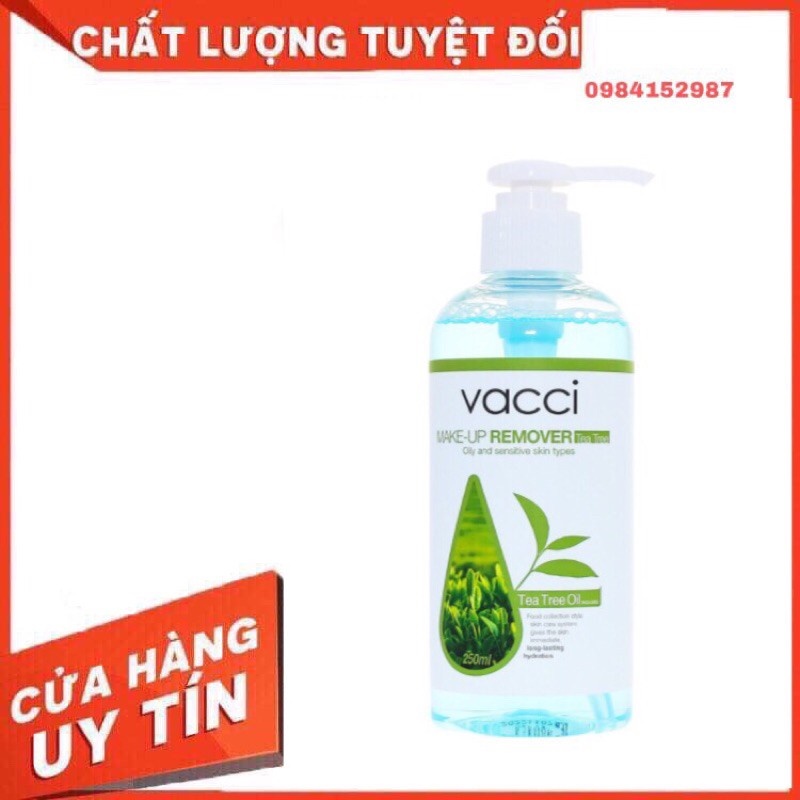 NƯỚC TẨY TRANG TEA TREE OIL Vacci KHÔNG CỒN - MAKE-UP REMOVER ( NEW 250ml )