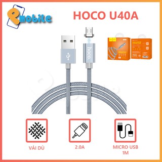 Cáp sạc nhanh U40A nam châm đầu Micro USB, thích hợp cho điện thoại