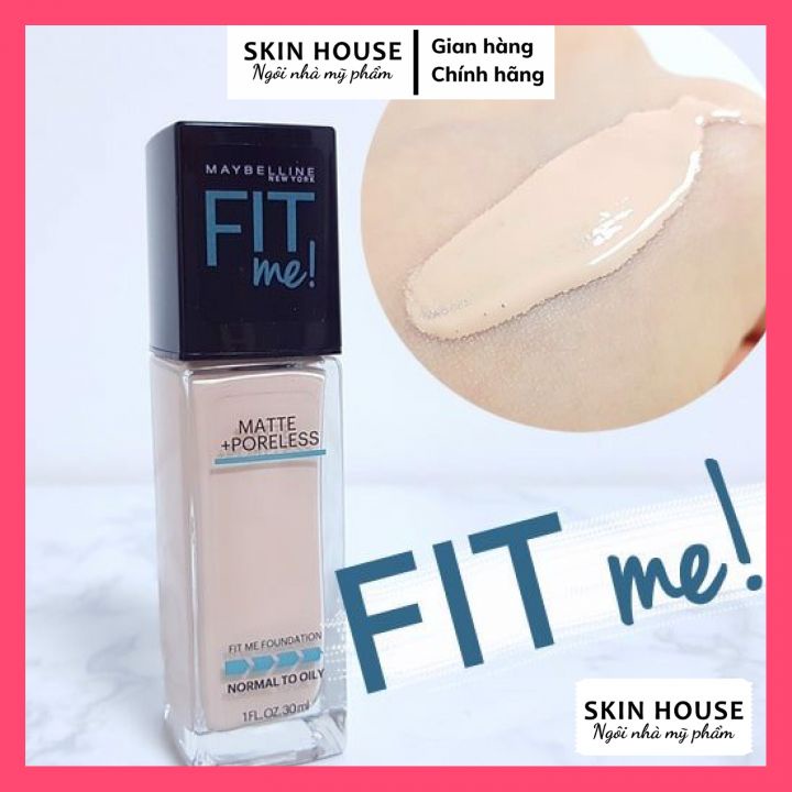 Kem Nền Maybelline Fit Me - Kem Nền Mịn Nhẹ Kiềm Dầu Fit Me Maybelline New York Matte Poreless Foundation SPF 22 30ml | BigBuy360 - bigbuy360.vn