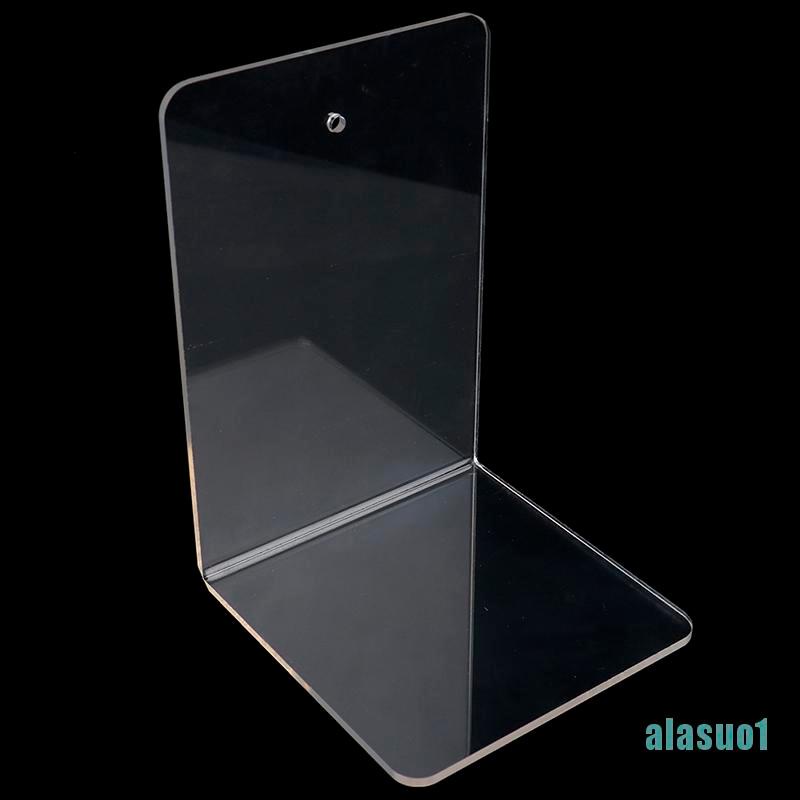 Giá đỡ sách để bàn hình chữ L bằng nhựa acrylic trong suốt