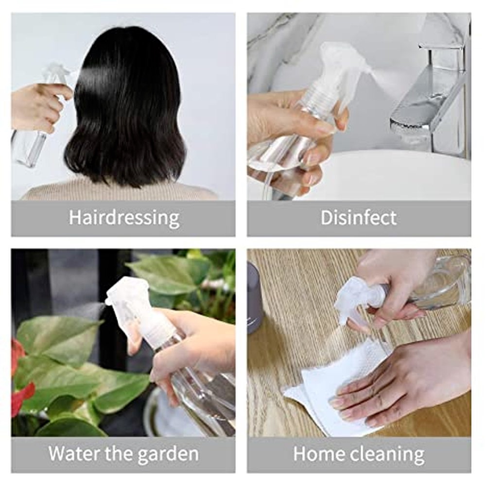 Bình xịt nước trong suốt dung tích 150/200ml tiện dụng