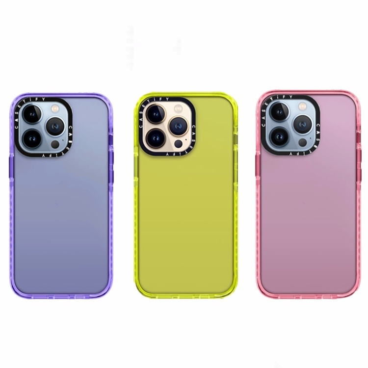 Ốp điện thoại mềm trong suốt màu dạ quang thích hợp cho For iphone 7 8 plus x xs xr 11 12 13 pro max
