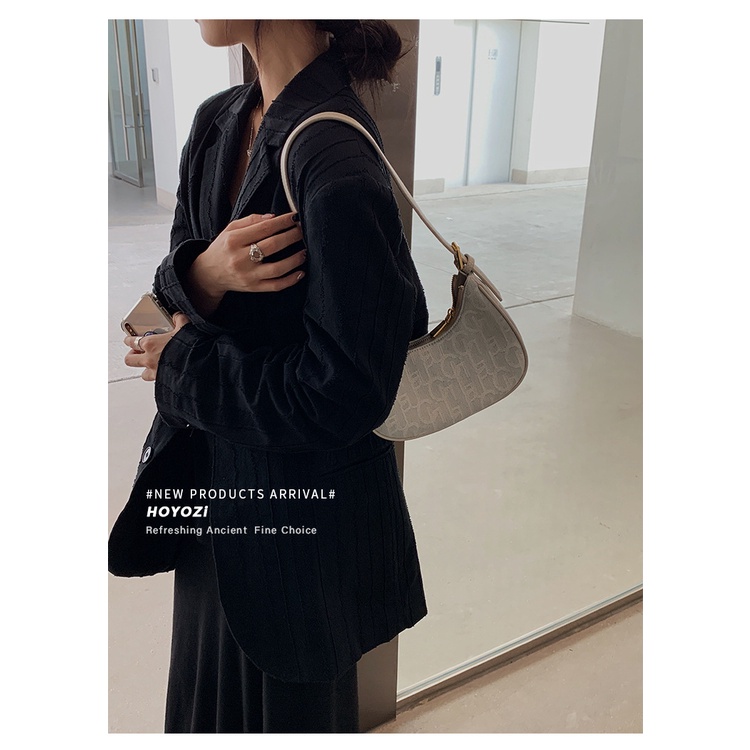 Túi Đeo Vai Chất Liệu Denim Thêu Họa Tiết Phong Cách Pháp Thời Trang Cho Nữ 2022