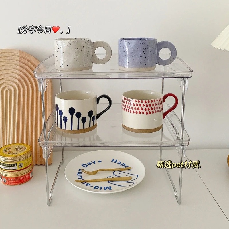 Kệ Để Mỹ Phẩm Trong Suốt Có Thể Gấp Gọn Tiện Dụng