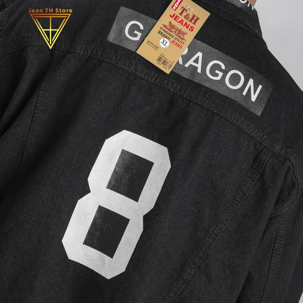 nam áo Áo khoác Jean Nam GDragon, áo khoác bò Nam thời trang phong cách trẻ trung năng động LadyGagaStore44