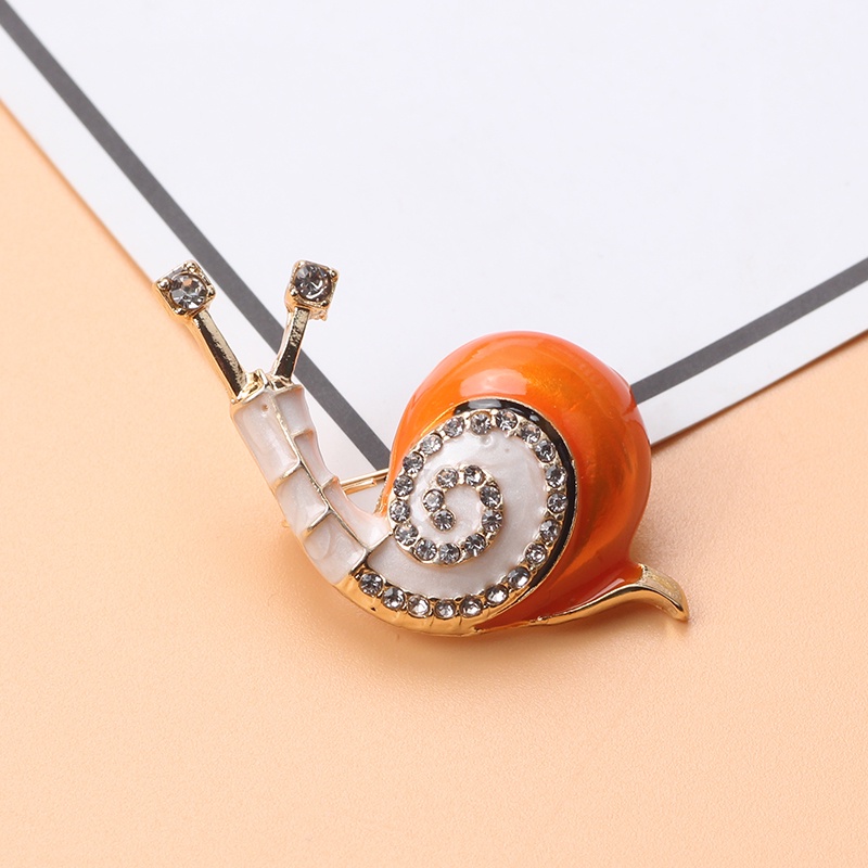 Trâm Cài Áo Hình Côn Trùng/Chim Ốc Sên Tráng Men Quà Tặng Cho Bạn Bè