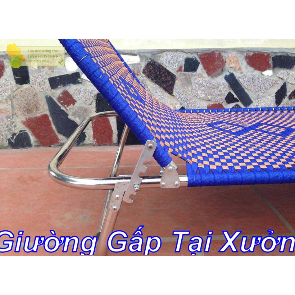 Giường gấp đep khung inox. | BigBuy360 - bigbuy360.vn