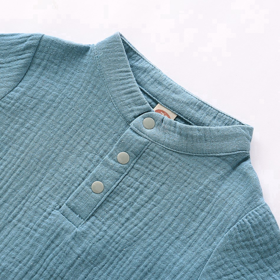 Áo liền quần một mảnh vải cotton mềm mại thời trang màu hè cho bé từ 0-18 tháng tuổi